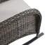Chaises berçantes et table d'extérieur en osier brun Aluel-935516449