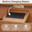 Table de chevet avec station de recharge et 2 tiroirs-1062318557