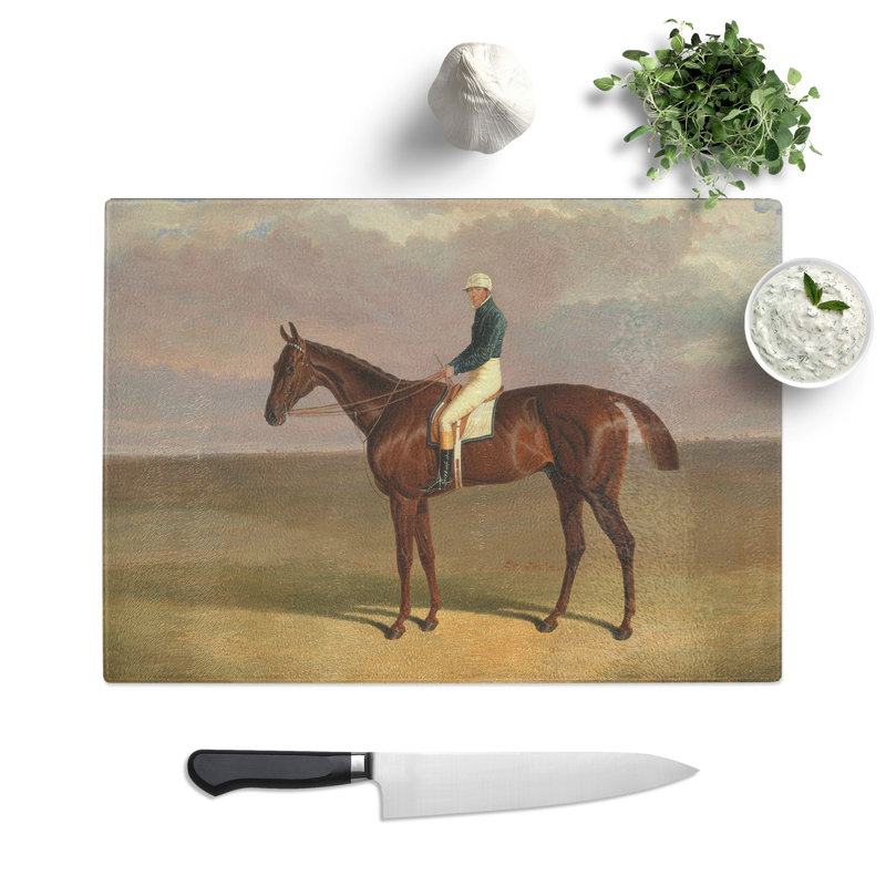 Margrave Horse by John Frederick Herring Chopping Board, 0.4cm H x 20cm W x 28.5cm L