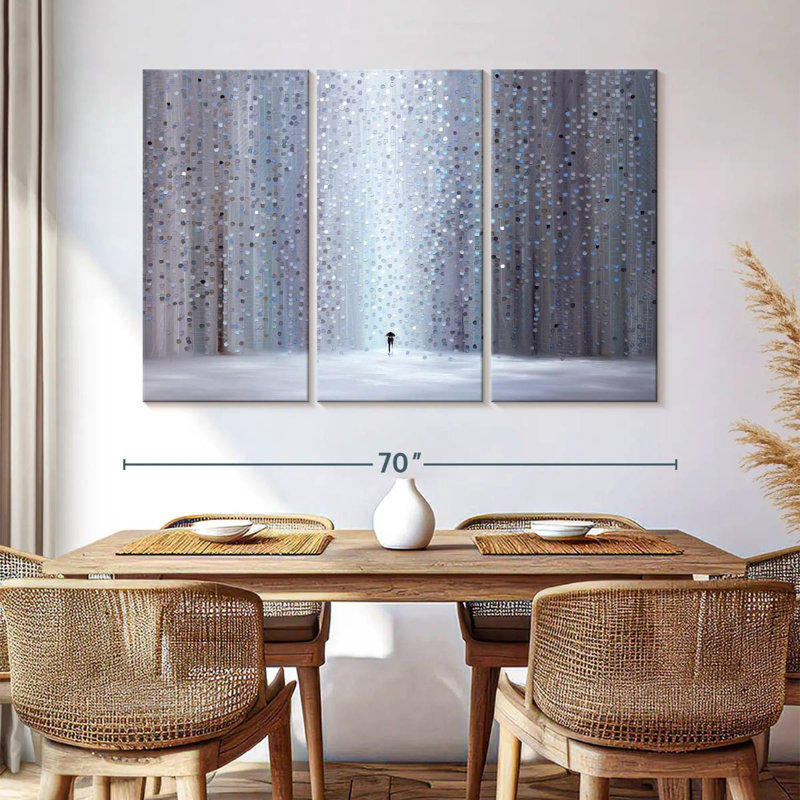 Avery Rainy Stroll II, 42" H x 65" W