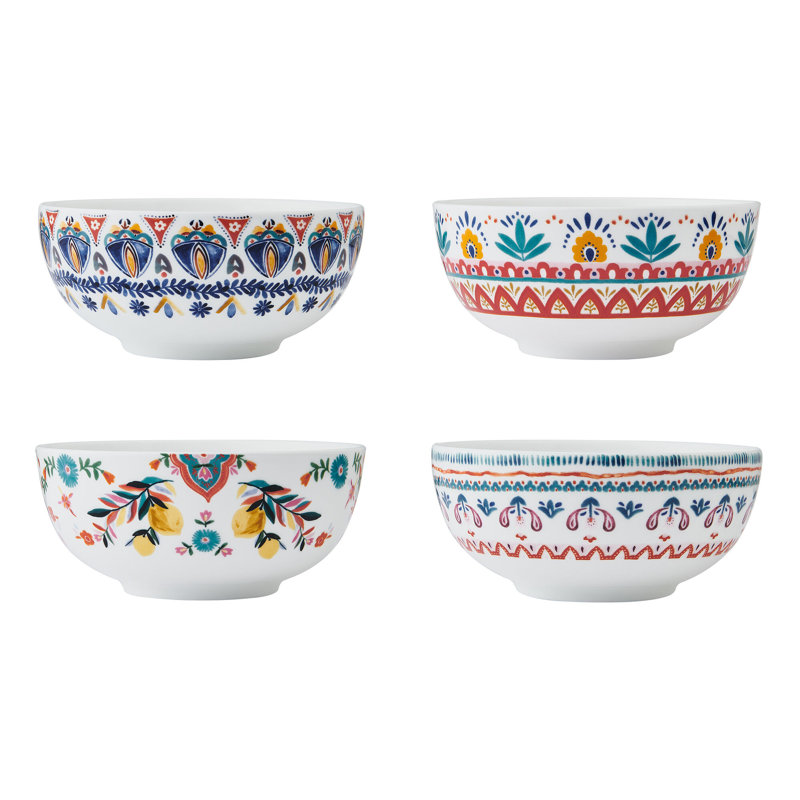 Mikasa Painted Medallion 6 In. All-Purpose Bowls