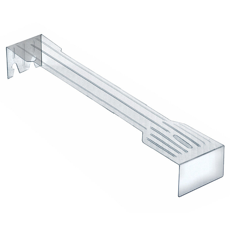 Clear Plastic Overlay for Metal Hooks, 10" Length, 50-Pack