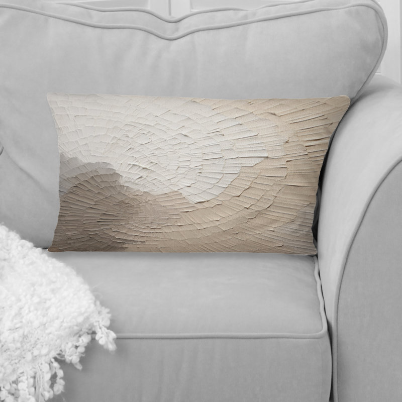 Coussin décoratif gracieux avec minimalisme beige