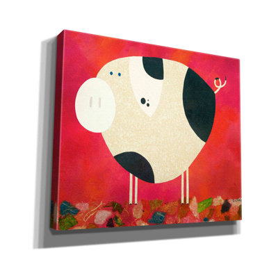 «Pig Newton réversible» par Casey Craig, impression sur toile