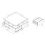 Table basse en bloc avec rangement Lonny