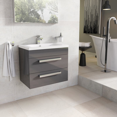 Whitfield 600mm Single Bathroom Vanity with Undermount Ceramic Basin