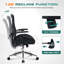 Grande et grande chaise de bureau avec coussin de siège large et épais pour les personnes lourdes Chaises de bureau ergonomiques en maille d'ordinateur avec accoudoirs 4D, soutien lombaire réglable pour adultes 8 heures de travail