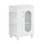 Meuble-lavabo de 20 po avec lavabo, meuble-lavabo avec tablette à 2 niveaux, tablette réglable