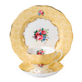 100 Years of Royal Albert 1990 3 Piece Bone China Teacup & Saucer Set