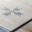 Tapis bleu / gris clair Worthing Southwestern-844897967