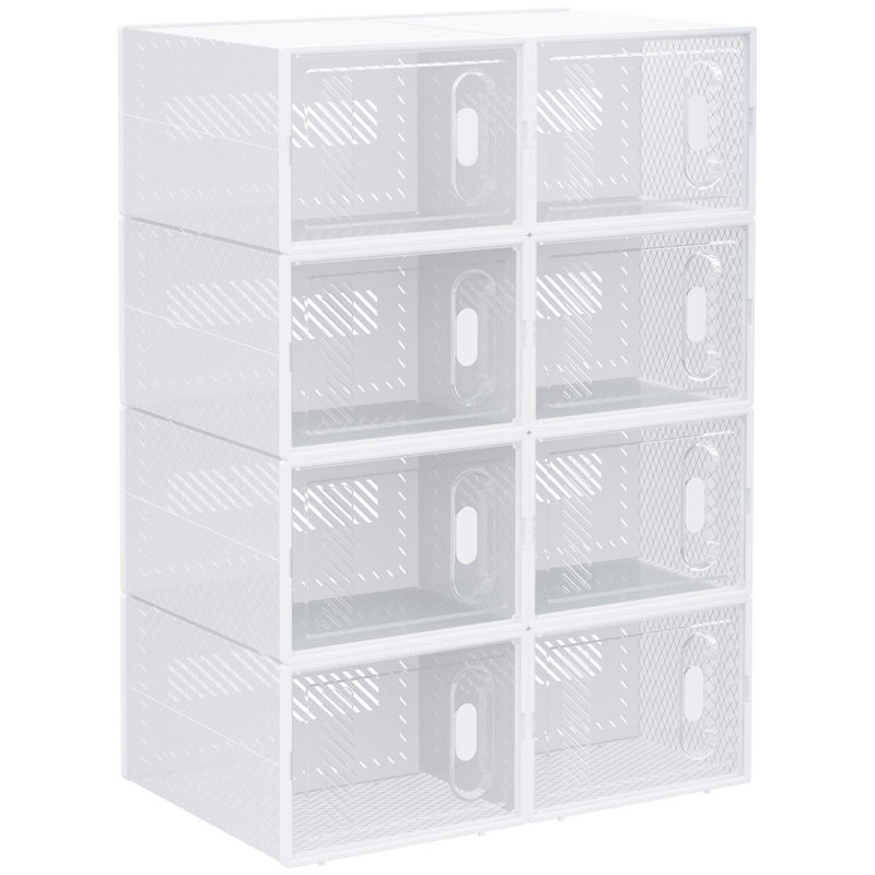 8 Pair Shoe Storage Box