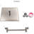 Rain Fixed Shower Head 1.8 GPM GPM with Self-Cleaning-50184878