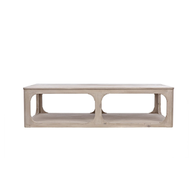 Gimso Solid Wood Coffee Table, 17" H x 54" L x 32" W, Espresso