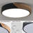 Drexton Wood LED Flush Mount Ceiling Light-1369691307