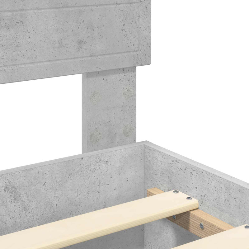 Bed, Concrete Grey, Super King (6')