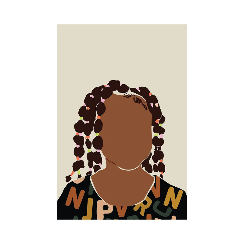 «Black Girl Magic» par Domonique Brown - impression sur toile tendue, H 60 po x l 40po x P 1,5 po
