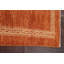 Tapis de couloir oriental en laine orange Karbe Gabbeh Kashkoli Karell