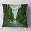 Coussin droit, cypress arbres - paysage imprimé-445297086