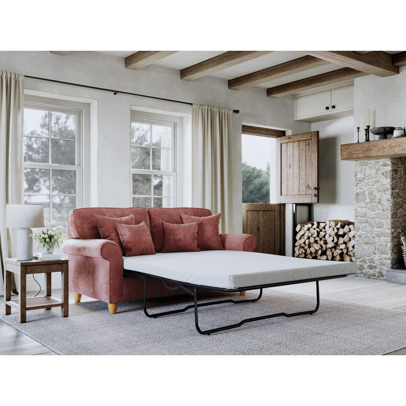 Clarkfield 2 Seater Sofa Bed, Red