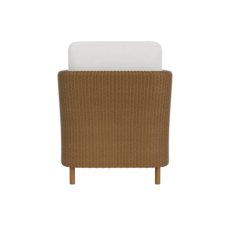 Visions Outdoor Dining Armchair, Canvas Natural, Hickory