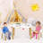 Seacliff Kids Solid Wood Rectangular Play Or Activity Table and Chair Set-1666215711