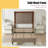 Wooden platform bed with upholstered base-2029263069-2029263070