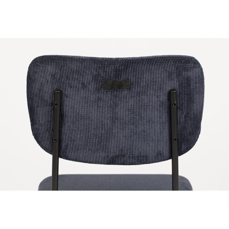 Benson Bar Stool, Counter Stool (25” Seat Height), Dark Blue