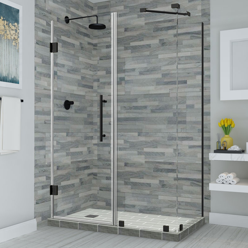 Bromley Frameless 60.25" x 72" Rectangle Hinged Shower Enclosure