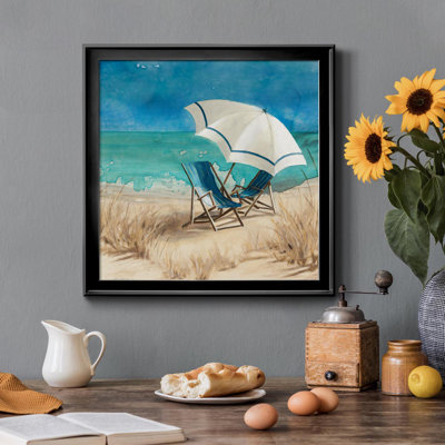 Delray Beach II - Peinture sur toile encadrée