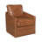 Brown Leather Aire Swivel Chair W/Glider