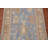 Vegetable Dye Blue Oushak Turkish Rug 3x5