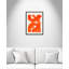 «Orange Strokes Print» par Haniff-129155834-129155897-129155899