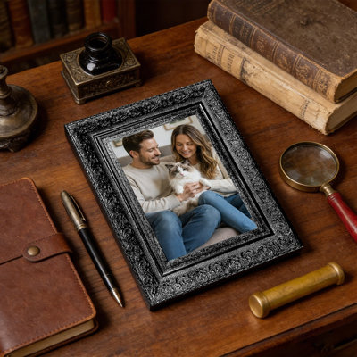 Cadre photo 5 pi x 7 po noir 1PC