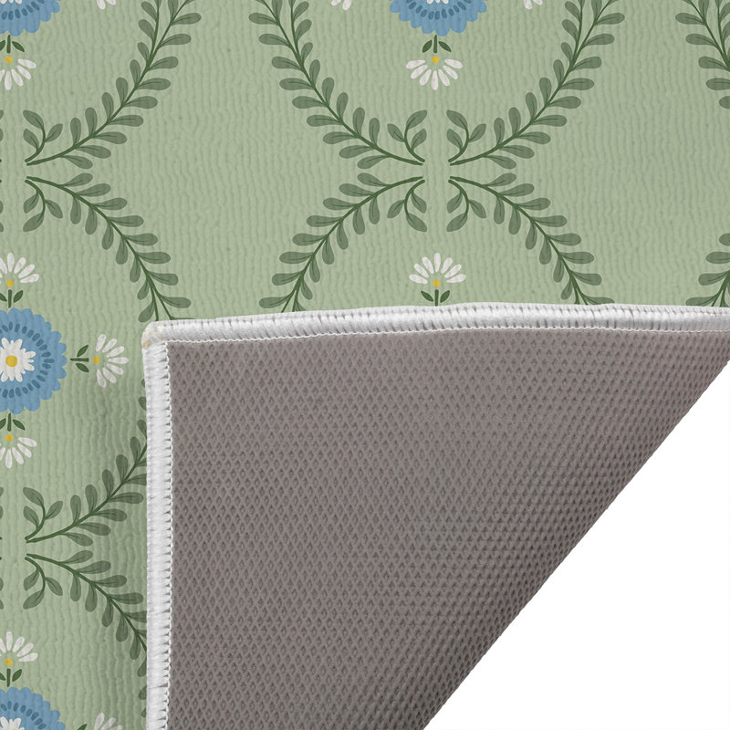 Bree Outdoor Doormat, 24" X 17", Sage