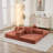 Modern Chenille Futon Sofa Bed With Pillows-120347288