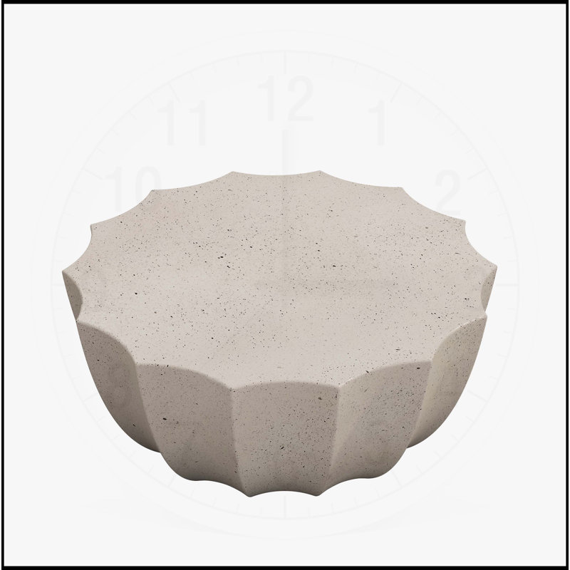 Table basse imperméable 35,43 po, Blanc