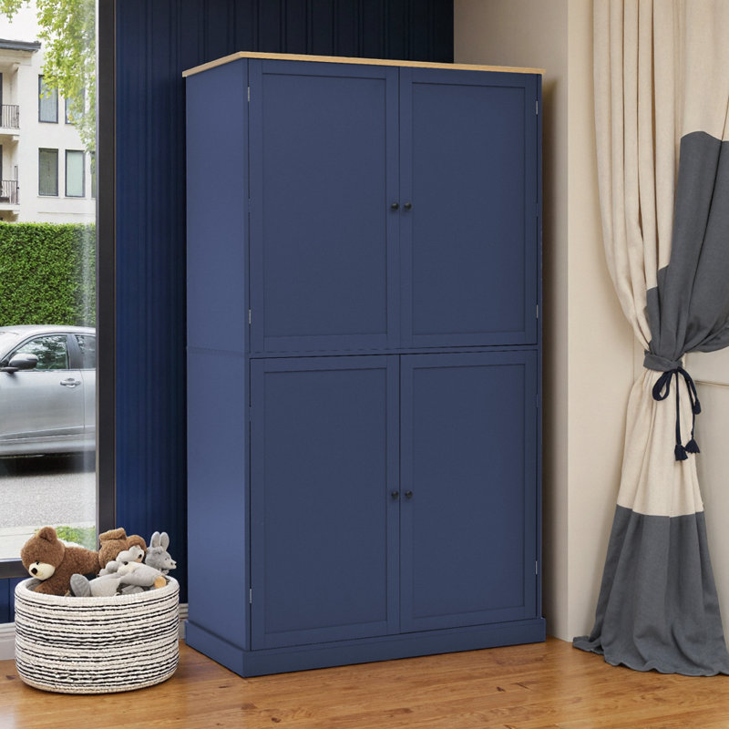 71.3 " H Kitchen Pantry, Bleu