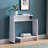 Contemporary Console Table With Two Open Shelves