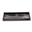 Set of 2 Plastic Trays with Black Marbled Patterns and Gold Rims, Decorative Nesting Trays for Serving-1738385664