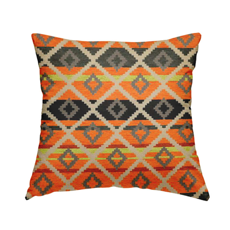 Detroit Geometric Square Cushion