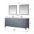 Jacques 84 in. W x 22 in. D Double Bath Vanity, and 34 in. Mirrors-37292517-112957818