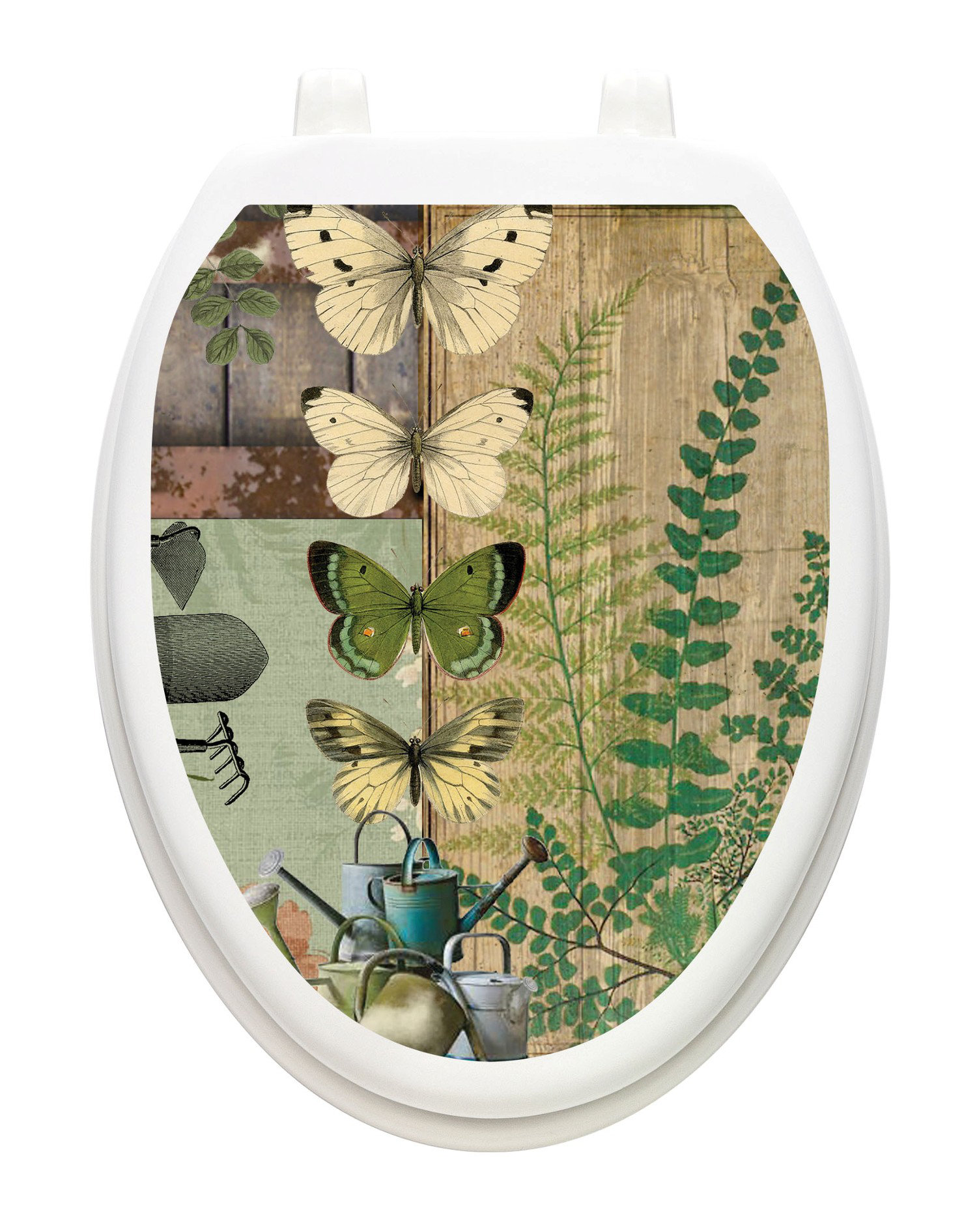 Toilet Tattoos Botanical Moth Toilet Seat Decal – Toilet Tattoos Static ...