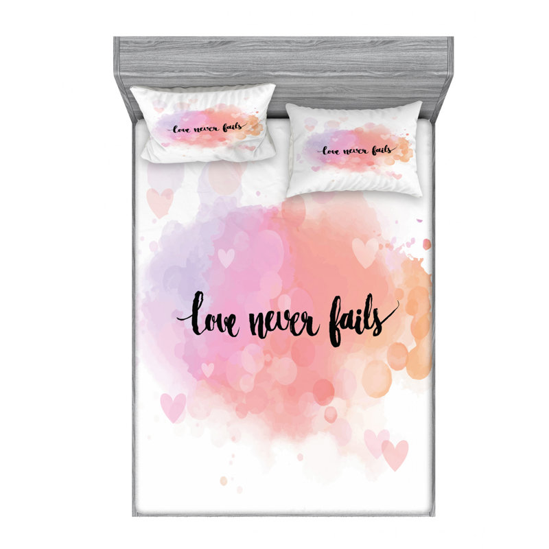Microfiber Sheet Set, Full Sheet Set with Fitted Sheet