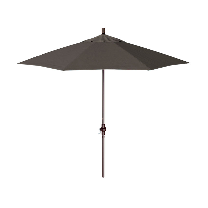Parasol de marché 108 po Blovice, Toile gris anthracite Sunbrella®