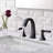Widespread 2-handle Bathroom Faucet with Drain Assembly-58689372