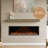 Highmark 60" Recessed or Wall Mounted Electric Fireplace Heater, 10 Flame Colors, Google & Alexa Compatible, Logs & Crystals, Remote Control-1372093739