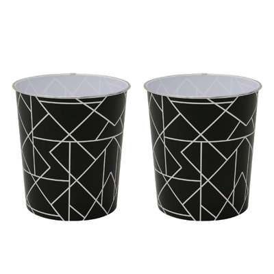 JVL Plastic Decorative Bin
