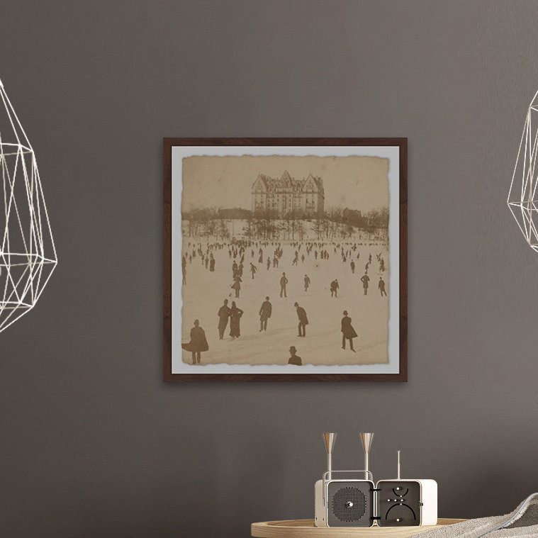 « patin ii », impression encadrée sur papier, H 12 po x l 12 po