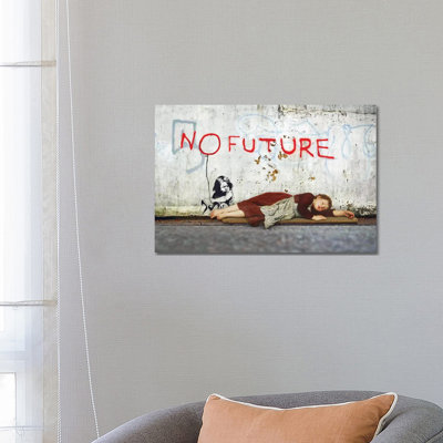No Future by José Luis Guerrero - Wrapped Canvas Print