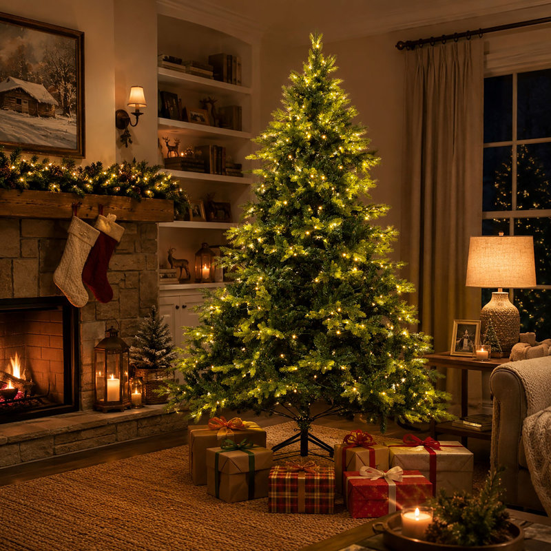 Lighted Christmas Tree, 6FT/180cm